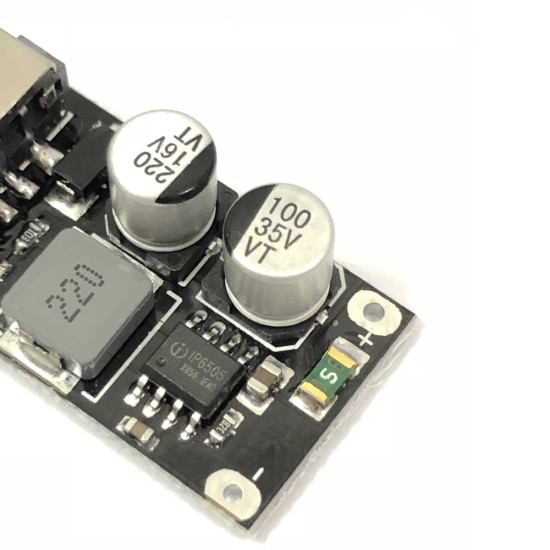 DC antihypertensive module 12V24V to QC3.0 fast charge single USB mobile phone charging board supports Apple Huawei FCP DC antihypertensive module 12V24V to QC3.0 fast charge single USB mobile phone charging board supports Apple Huawei FCP