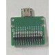 Double-sided positive and negative Type-C male and female head test board USB 3.1 with PCB board 24P male mother seat connector Double-sided positive and negative Type-C male and female head test board USB 3.1 with PCB board 24P male mother seat connector