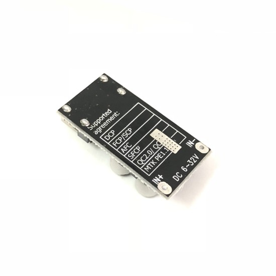 DC antihypertensive module 12V24V to QC3.0 fast charge single USB mobile phone charging board supports Apple Huawei FCP DC antihypertensive module 12V24V to QC3.0 fast charge single USB mobile phone charging board supports Apple Huawei FCP