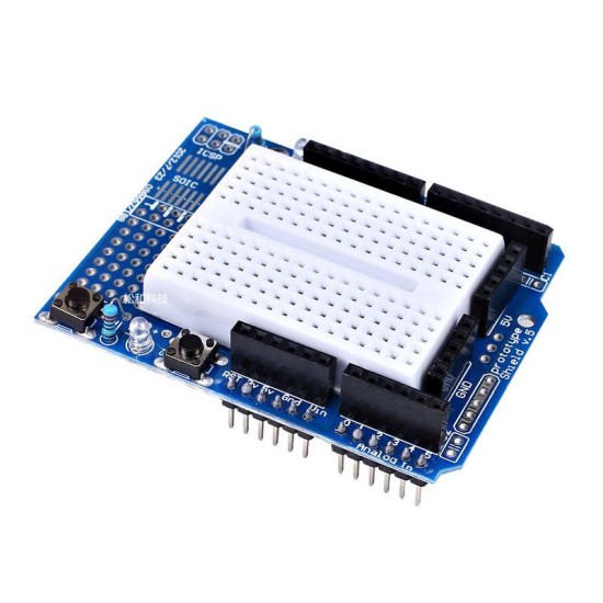 Protoshield robot prototype expansion board contains mini bread board learning development board Protoshield robot prototype expansion board contains mini bread board learning development board