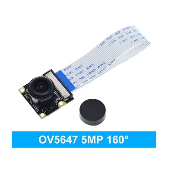 Raspberry Pi 4 Night Vision Fish Eye Camera 5MP OV5647 70/95/160 degree focal length adjustable Raspberry Pi 4 Night Vision Fish Eye Camera 5MP OV5647 70/95/160 degree focal length adjustable