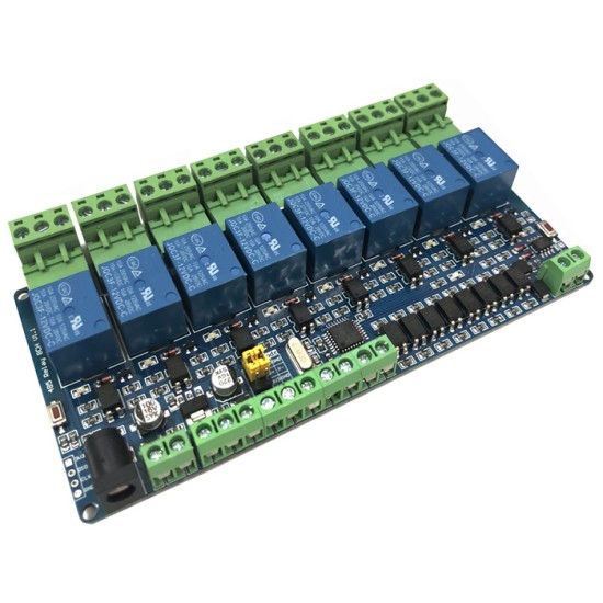 MODBUS-RTU 1/2/4/8 12V relay module switch input and output RS485/TTL communication MODBUS-RTU 1/2/4/8 12V relay module switch input and output RS485/TTL communication