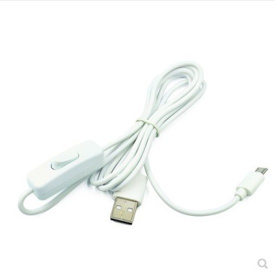 Raspberry Pi power supply USB switch power cord USB to micro USB with switch Raspberry Pi power supply USB switch power cord USB to micro USB with switch