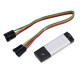 Aluminum shell CP2102 module USB to TTL serial port module STC download wire flashing upgrade board Aluminum shell CP2102 module USB to TTL serial port module STC download wire flashing upgrade board