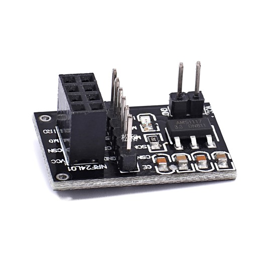 Wireless module transfer board 3.3V supporting 24L01 wireless module uses smart car robots Wireless module transfer board 3.3V supporting 24L01 wireless module uses smart car robots