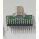 Double-sided positive and negative Type-C male and female head test board USB 3.1 with PCB board 24P male mother seat connector Double-sided positive and negative Type-C male and female head test board USB 3.1 with PCB board 24P male mother seat connector