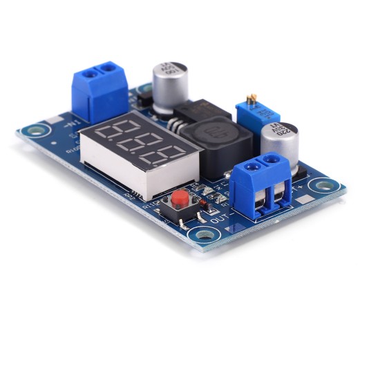 LM2596 DC-DC adjustable antihypertensive module with voltage meter display LM2596S voltage voltage power supply module LM2596 DC-DC adjustable antihypertensive module with voltage meter display LM2596S voltage voltage power supply module