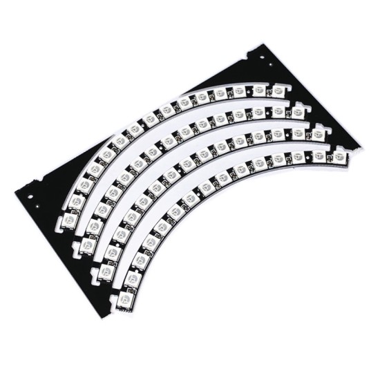 WS2812-60 Bit all-color driver LED color light Ring Wall CLOCK ring lamp 1/4 can be couplet WS2812-60 Bit all-color driver LED color light Ring Wall CLOCK ring lamp 1/4 can be couplet