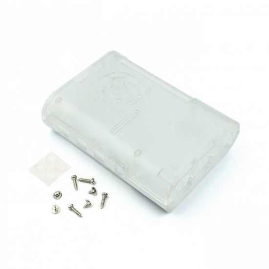 Raspberry Pi 4B Rasserlane Pi 4 generation development board ABS injection molding shell can be equipped with cooling fan black and white Raspberry Pi 4B Rasserlane Pi 4 generation development board ABS injection molding shell can be equipped with cooling fan black and white
