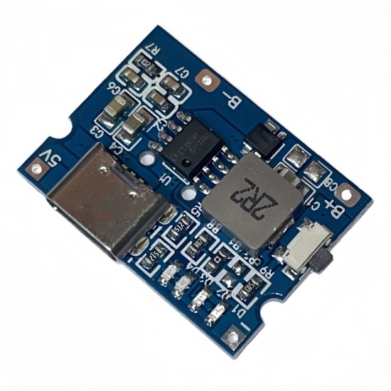 5V2A/2.4A flush electric lithium battery charging module power supply Type-C port can input and output often open 5V2A/2.4A flush electric lithium battery charging module power supply Type-C port can input and output often open