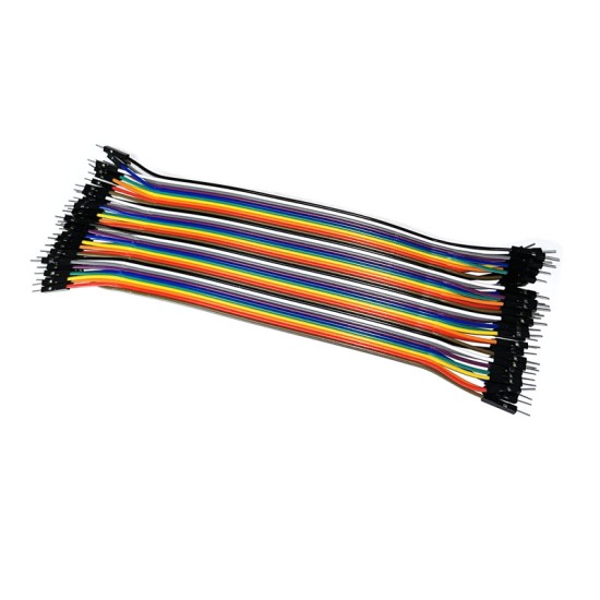 Factory direct sales line 40P DuPont Line public dual -headed 1P public pair length 20cm M11 Factory direct sales line 40P DuPont Line public dual -headed 1P public pair length 20cm M11
