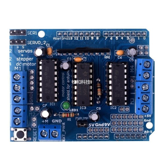 Motor Control Shield L293D motor board Motor Control Shield L293D motor board