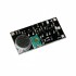 Micro FM transmission module with a microphone black wireless frequency regulating module wireless microphone launcher wireless monitoring board