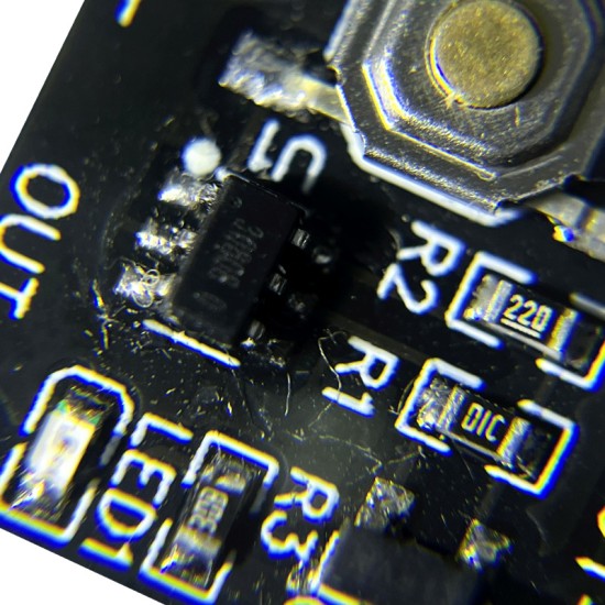 Low power consumption micro -single single -key dual -stabilized switch module continuous load 2A one -click switch Low power consumption micro -single single -key dual -stabilized switch module continuous load 2A one -click switch