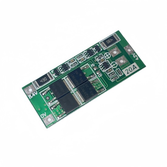2 Strings 7.4V 8.4V 18650 Lithium battery protection board band balancing 20A current 2 Strings 7.4V 8.4V 18650 Lithium battery protection board band balancing 20A current