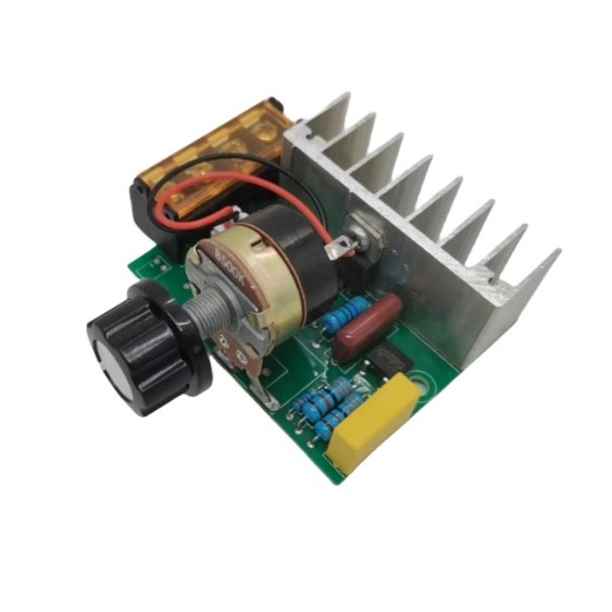 4000W high-power thyristor electronic voltage regulator dimming speed regulation temperature regulation with insurance shell