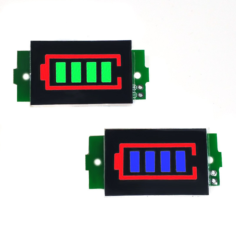 1/2/3/4/6/7/8s lithium battery meter display module three series LED lithium battery pack indicator board