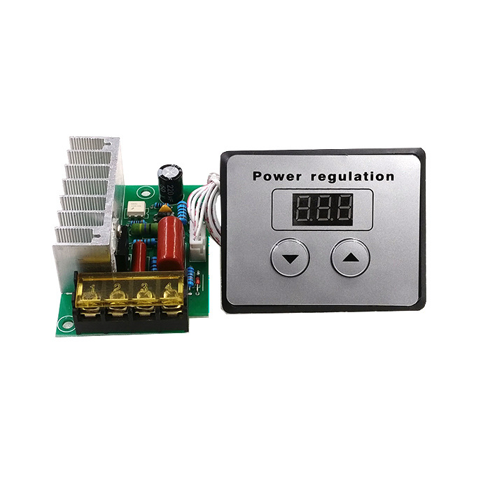 4000W high-power thyristor electronic voltage regulator dimming speed regulation temperature regulation with insurance shell