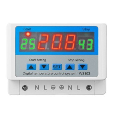 Digital thermostat XH-W3103 temperature control switch automatic temperature controller adjustable temperature 12V24V220V