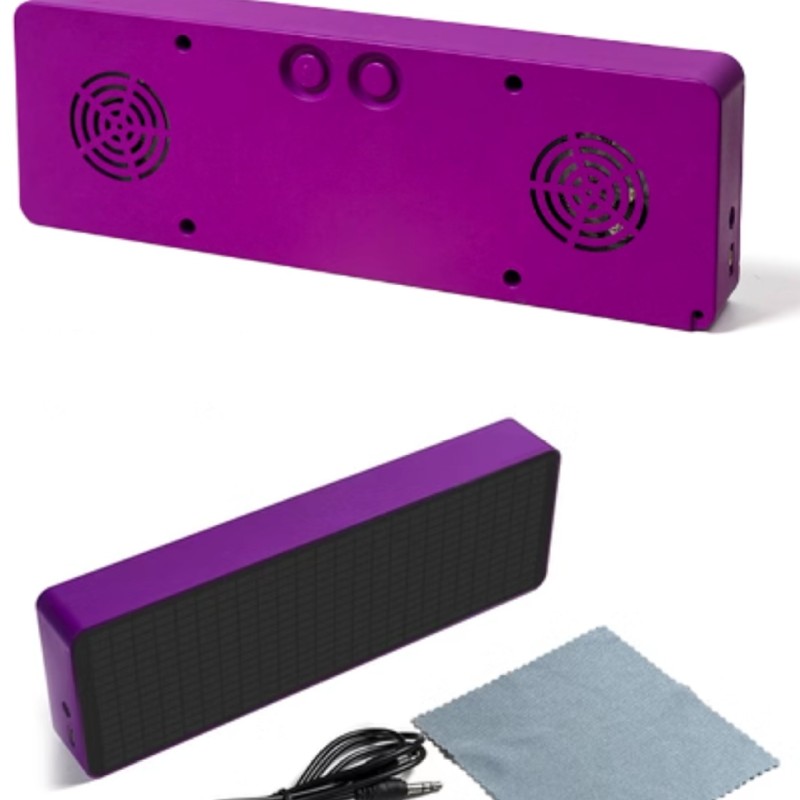 Colorful RGB music spectrum display LED Sound pickup atmosphere light electronic clock voice control spectrum level rhythm light