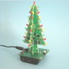 Three-Color Christmas Tree Digital Internship DIY Kit, Colorful Stereo Led Flash Parts, Creative Christmas Gift