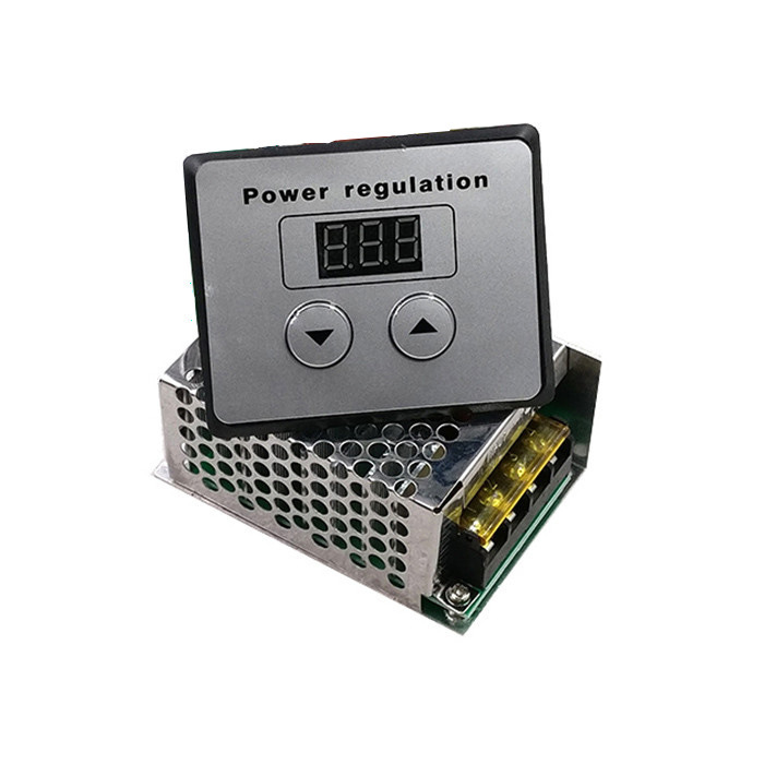 4000W high-power thyristor electronic voltage regulator dimming speed regulation temperature regulation with insurance shell