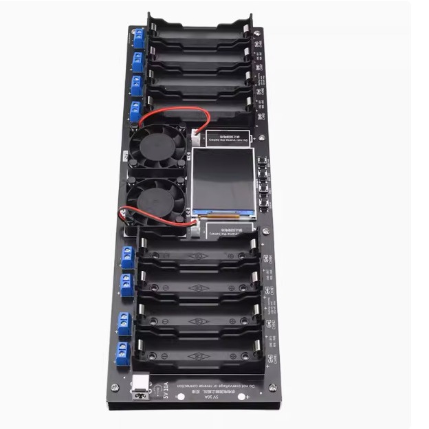 18650 Lithium Battery Capacity Tester Type-C Port 8-Channel 3.7V Lithium Battery Capacity Internal Resistance Detector