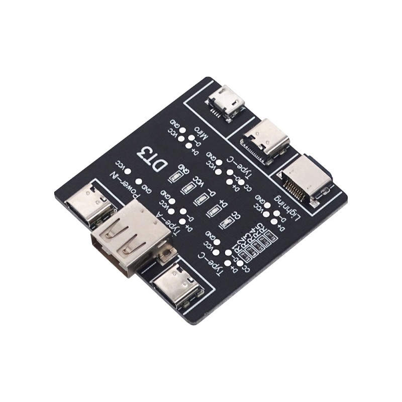 Data Cable Detection Board Suitable for Apple and Android Phones, Type-C Port Fast Charging Cable Fault Detector Module