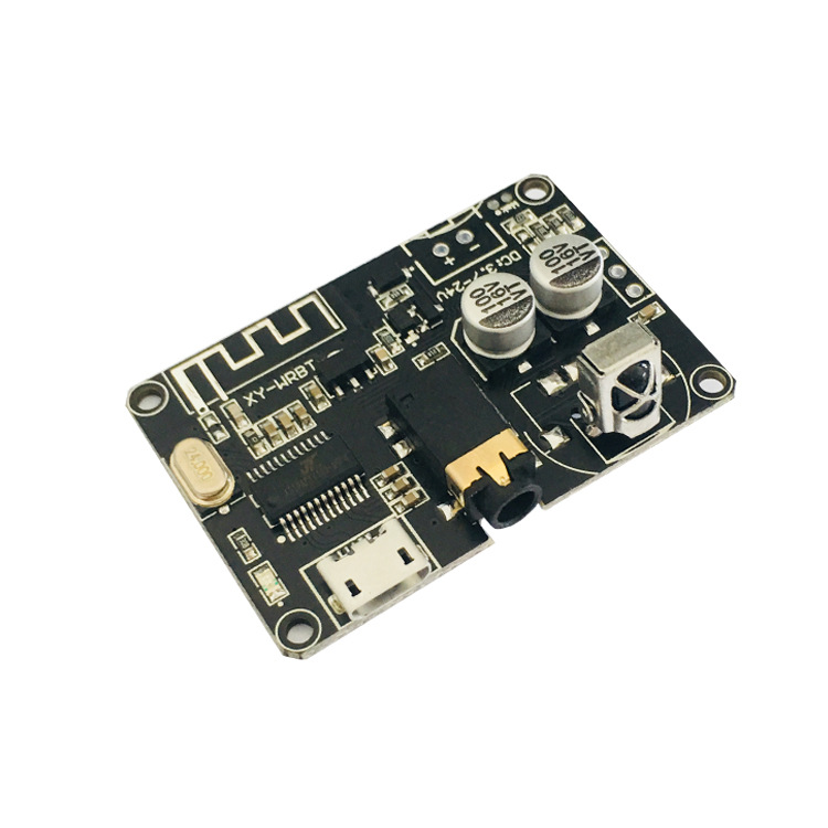 Bluetooth 5.0 decoder board stereo Bluetooth audio module wide voltage volume adjustable speaker power amplifier XY-WRBT