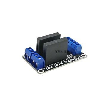 2-way 5V high level solid state relay module with Fuse solid state relay 250V2A