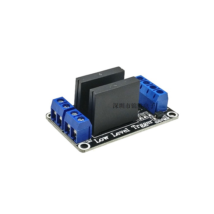 2-way 5V high level solid state relay module with Fuse solid state relay 250V2A