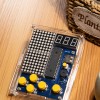 Pixel Game Console Production Kit 51 Microcontroller Game Console Tetris DIY Parts Hu-001
