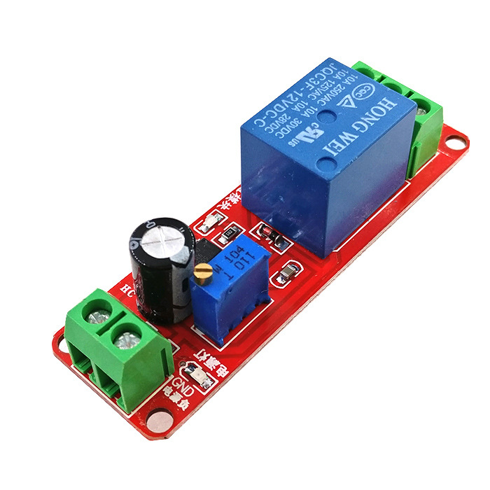 NE555 delay relay module monostable switch delay power-on Switch 5v 12V automotive electrical appliances