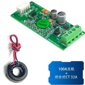 Pzem-004T Brand Ac Voltage Current Power Frequency Electrical Energy Communication Module Module Ttl Serial Communication