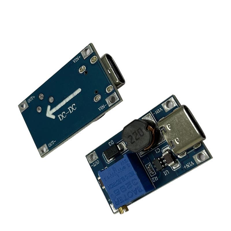 Dc-Dc Boost Module 2A Boost Board Input 3V/5V to Upgrade 5V/9V/12V/24V Adjustable Mt3608