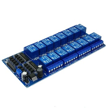 16 channels 5v 12v relay module relay control board with optocoupler protection with LM2576 power supply