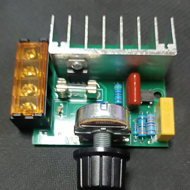 4000W high-power thyristor electronic voltage regulator dimming speed regulation temperature regulation with insurance shell