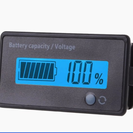 12V24V48V60V72V Car Lead-Acid Battery Lithium Battery Power Indicator Dashboard Power Meter