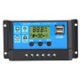 Pwm Solar Controller 10A20A30A12V24Vusb Charge and Discharge Photovoltaic Street Light System Controller
