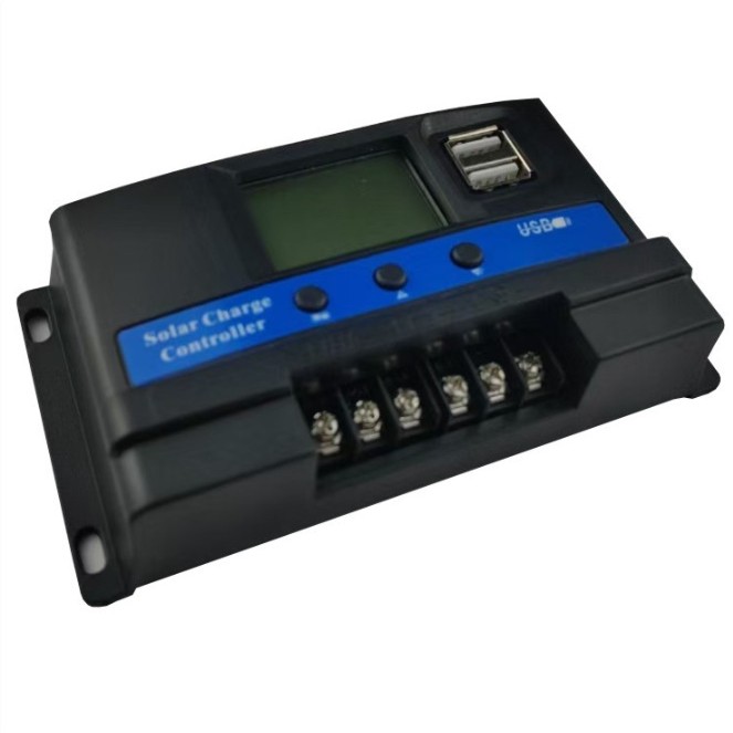 Pwm Solar Controller 10A20A30A12V24Vusb Charge and Discharge Photovoltaic Street Light System Controller