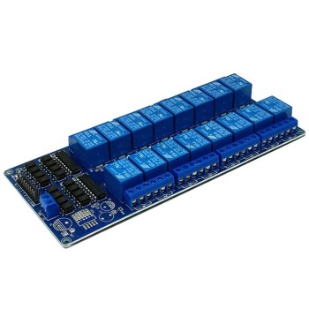 16 channels 5v 12v relay module relay control board with optocoupler protection with LM2576 power supply