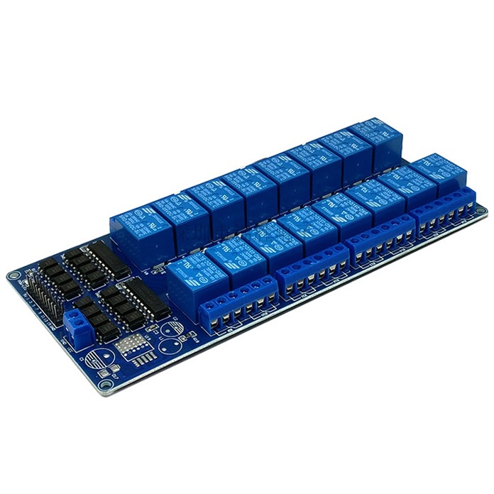 16 channels 5v 12v relay module relay control board with optocoupler protection with LM2576 power supply
