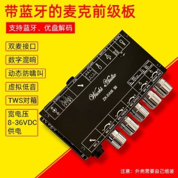 DAM H1 Karaoke Mixer front-level effect microphone karaoke singing with Bluetooth USB flash drive decoding