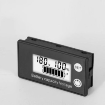 Lcd Voltage and Electricity Two-Wire 8-100V Digital Voltmeter Digital Display Electricity Meter Battery Electricity Display