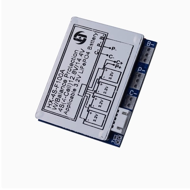 4 strings of 12.8V lithium iron phosphate protection plates 4 strings of 14.8V lithium battery protection plates with balanced 100A sub-ports