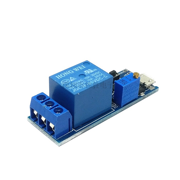 Wide voltage 5V-30V trigger delay relay module timer module delay conduction delay switch