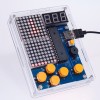 Pixel Game Console Production Kit 51 Microcontroller Game Console Tetris DIY Parts Hu-001