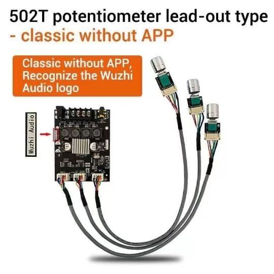 Bluetooth Power Amplifier Module Motherboard Audio Decoding with High Voltage Bass Adjustment Tpa3116D2 Chip Audio Amplifier