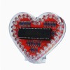 51 Single-Chip Microcomputer Heart Kit Led Heart-Shaped Flowing Water Lamp DIY Production Parts Colorful Glare Digital Welding Practice