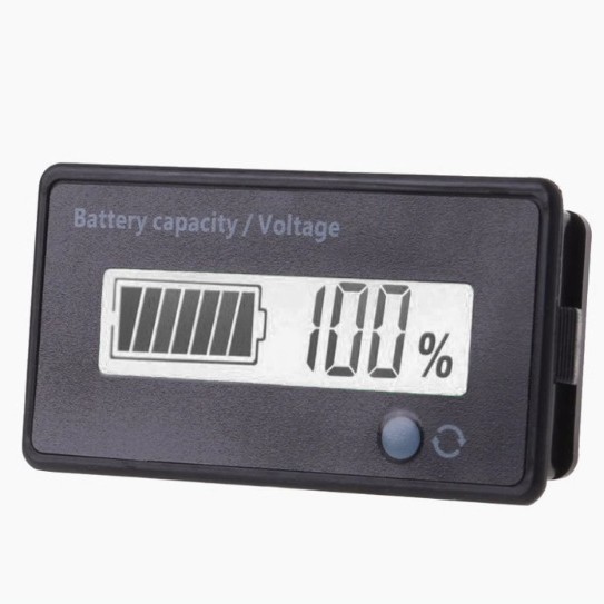 12V24V48V60V72V Car Lead-Acid Battery Lithium Battery Power Indicator Dashboard Power Meter